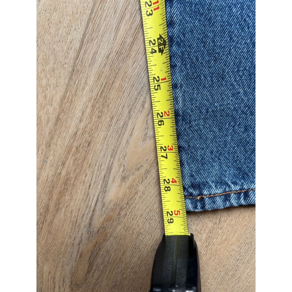 Levis 501 Original High Rise Straight Leg Jeans Medium Wash 27x30 New - Picture 8 of 10